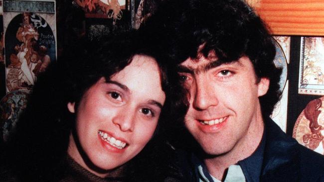 Thomas Keir with his first wife Jean who he was convicted of killing after police found her bones in the backyard of their Tregear home in Sydney.