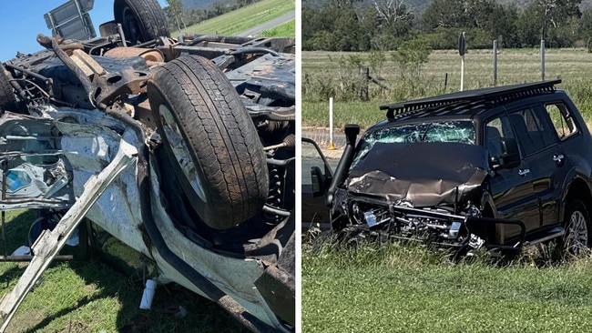 Teen boys remain hospitalised after serious Bruce Highway crash