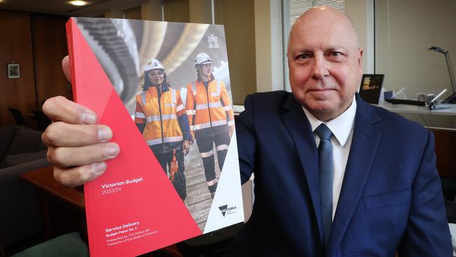 This year’s budget will be Victorian Treasurer Tim Pallas’ 10th. Picture: David Caird