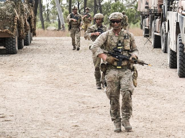 40 Commando, British Royal Marines and 2nd Battalion, Royal Australian Regiment at the Townsville Field Training Area during the 10th Exercise Talisman Sabre in 2023. The 11th iteration will be held from July 13-August 4. Picture: Supplied
