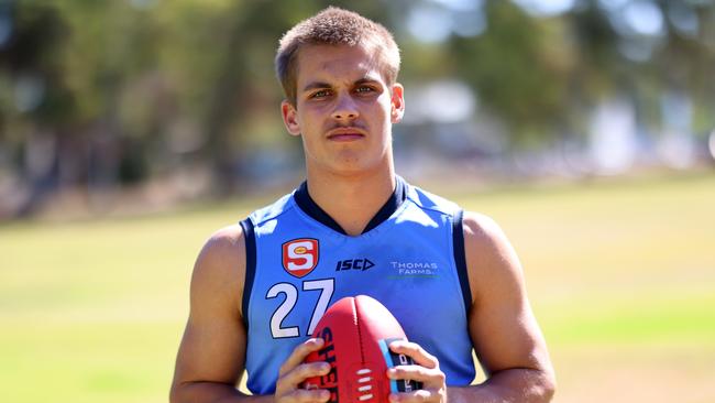 Sturt’s Ned Atkinson. Picture: Cory Sutton/SANFL