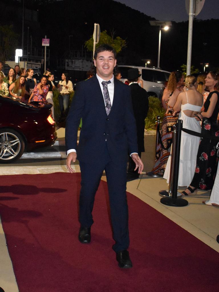 Iaden Frederiksen at the Proserpine State High School formal at Shute Harbour Marine Terminal on November 15, 2023. Photo: Zoe Devenport