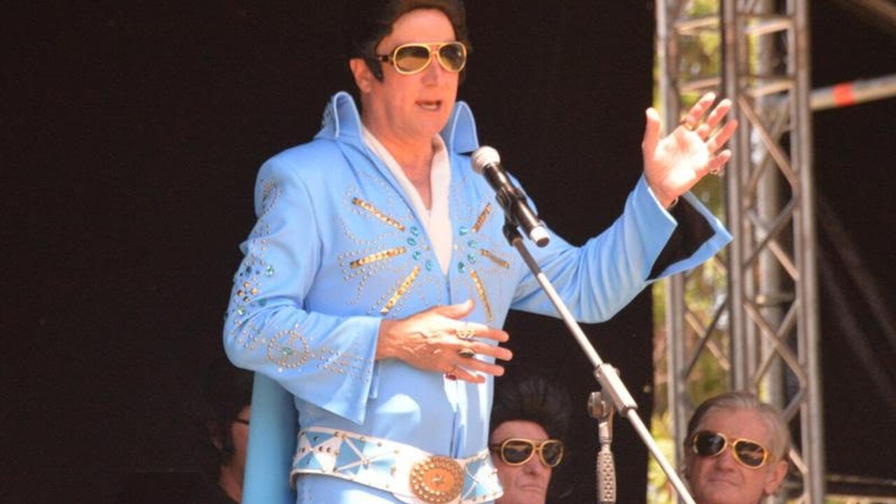 Nationals leader Michael McCormack at the 2019 Elvis festival in Parkes, NSW. 