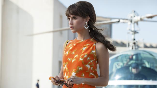 Stunning ... Alicia Vikander plays an East German motor mechanic. Yes, really.