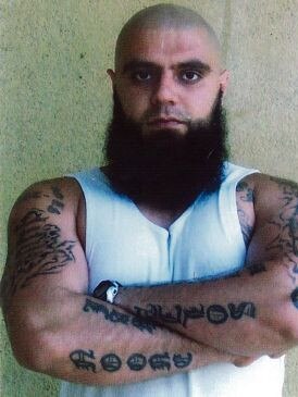 Brothers For Life Blacktown chapter leader Farhad Qaumi, who will not be released from jail for at least another 36 years. Picture: Supplied