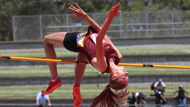 Erin Shaw is jumping for success at the NSW All Schools. Pic: Supplied