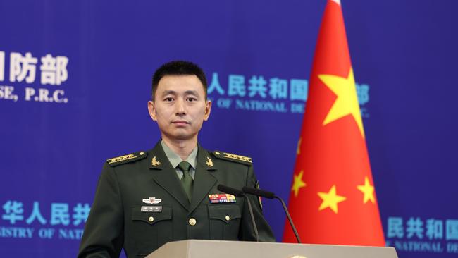 Chinese Defence Ministry spokesman Zhang Xiaogang.