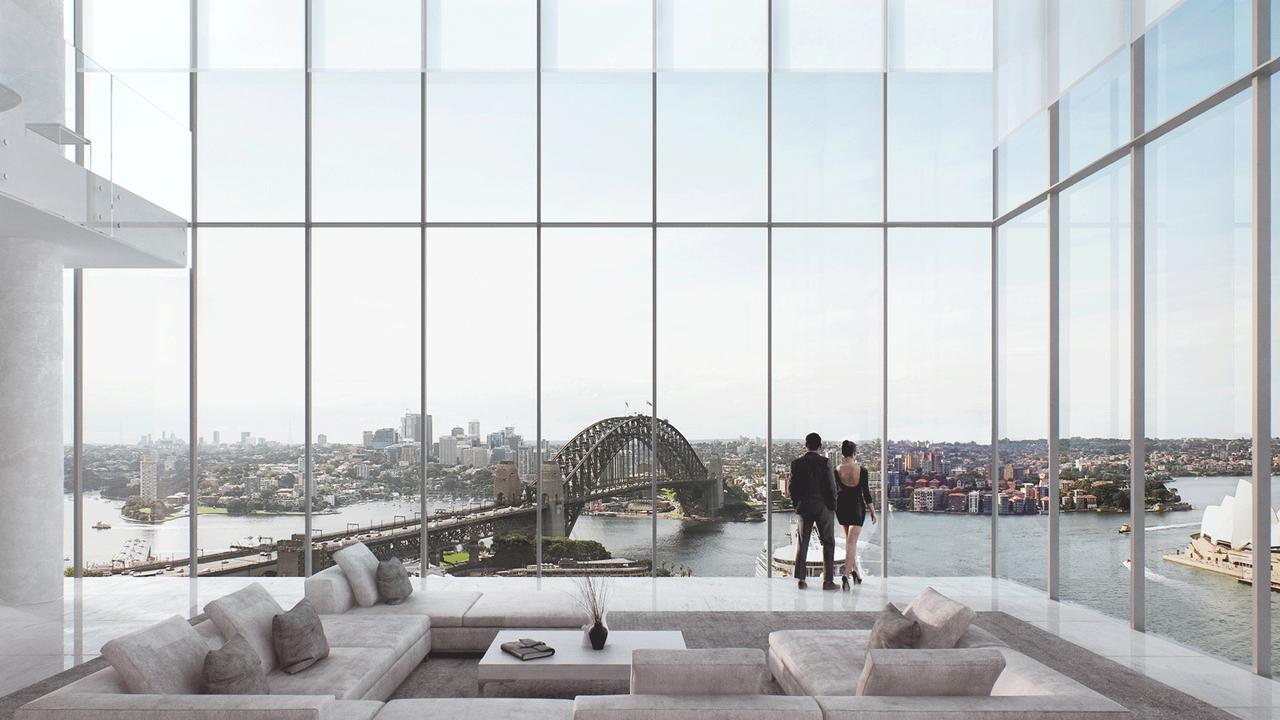 An artist’s impression of One Circular Quay, where a unit was reported to have sold for about $70m.