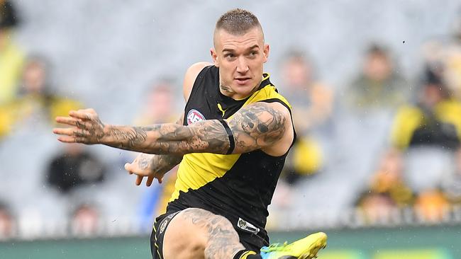 Can Dustin Martin lead the Tigers to September glory? Picture: AAP