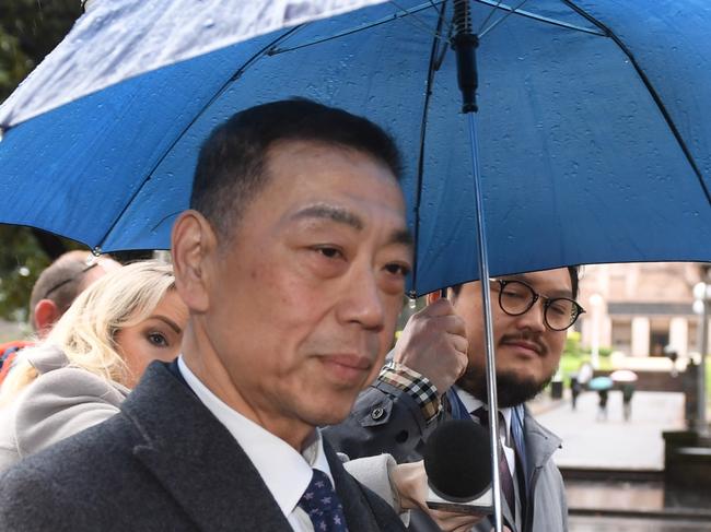 Ernest Wong arrives at the NSW Independent Commission Against Corruption (ICAC) public inquiry into allegations concerning political donations in Sydney, Friday, August 30, 2019. (AAP Image/Dean Lewins) NO ARCHIVING