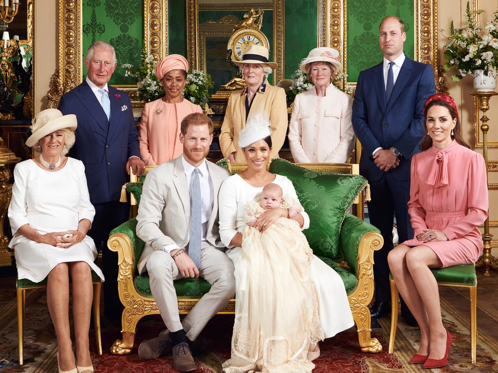 Lili’s christening didn’t contain any of the royal tradition of brother Archie’s in July 2019. Picture: Chris Allerton/SussexRoyal via Getty Images