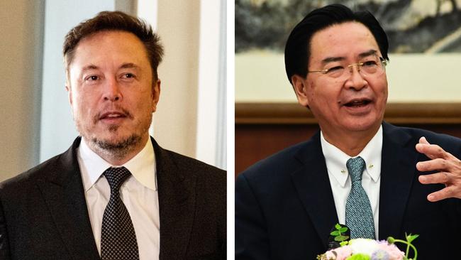 Joseph Wu told Elon Musk: ‘Listen up, Taiwan is not part of the PRC!’ Pictures: AFP