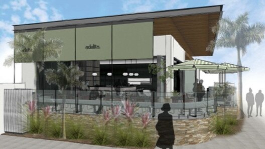 Artist impression of Adelita Wine Bar to open in Wynnum in November.