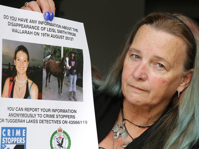 Sandi Smith is  maintaining an online presence to try and get some answers as to what happened to her daughter Leisl who went missing from Tuggerah station on August 19 2012. . Picture by Mark Scott