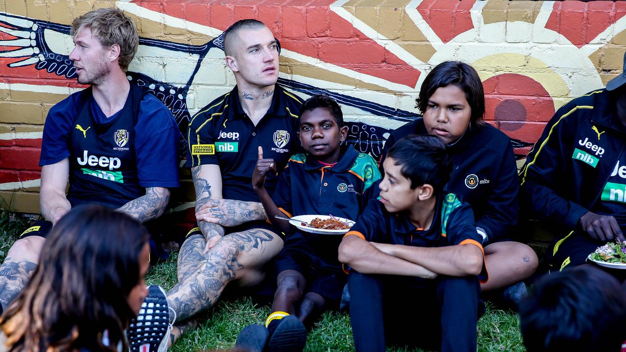 Each year, a class of Indigenous boys and girls from communities around Australia come to live at the MITS boarding house in Richmond. Picture: Tim Carrafa