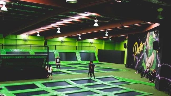 A second child who attended Flip Out Prestons Indoor Trampoline Park has tested positive to COVID-19. Picture: flipout.net.au