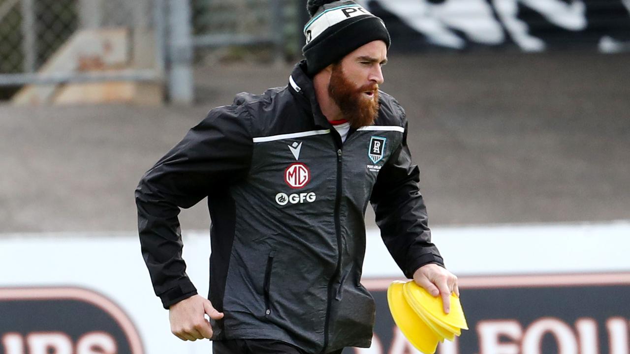 Tyson Goldsack will be a playing-coach at the Power this year. Picture: Sarah Reed