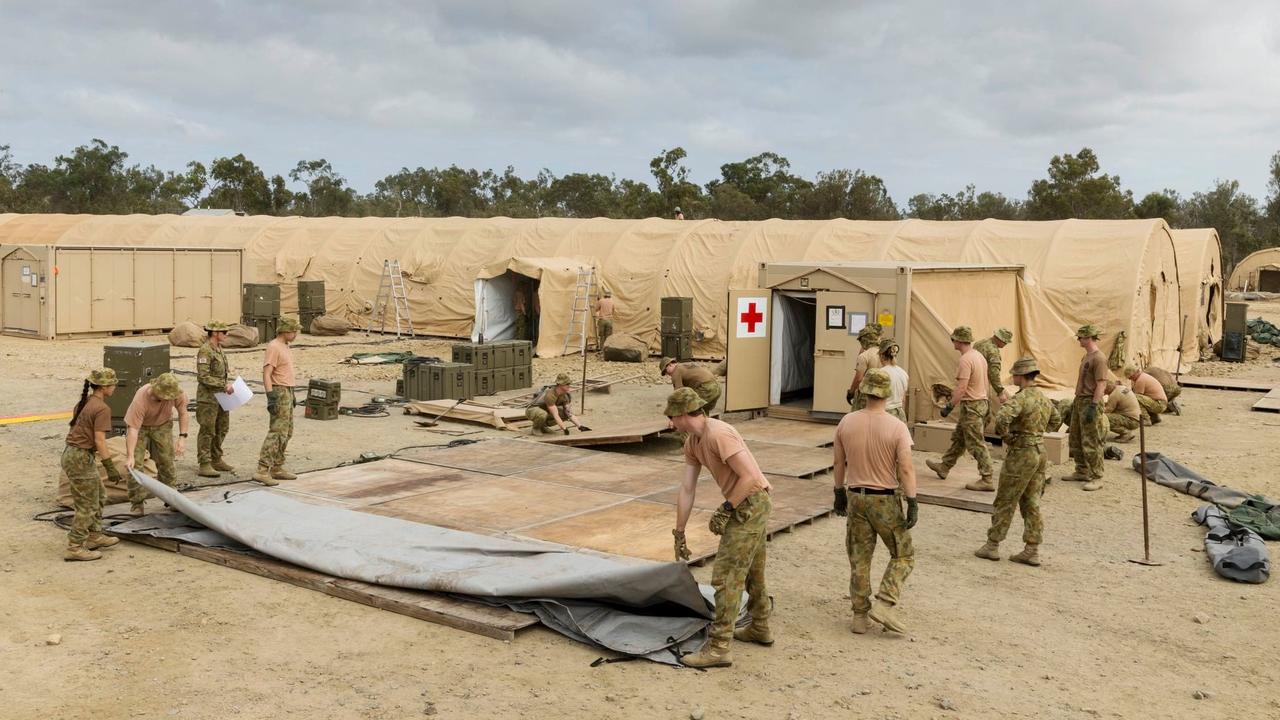 Downer FKG were also to deliver a field hospital site as part of the Shoalwater Bay Training Area remediation project.