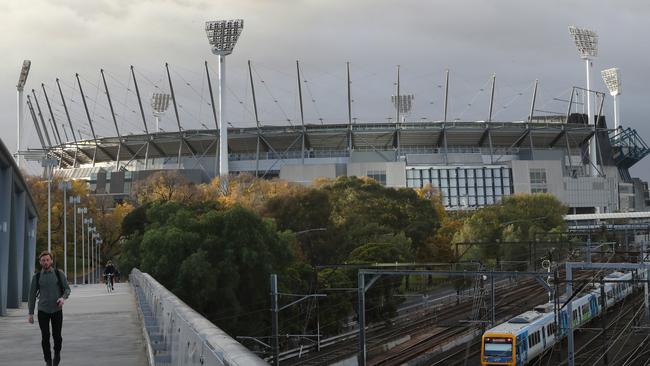 The Melbourne Cricket Ground has been listed as an exposure site in Melbourne. Picture: NCA NewsWire/David Crosling