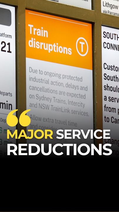 All Sydney train lines impacted by union strike action