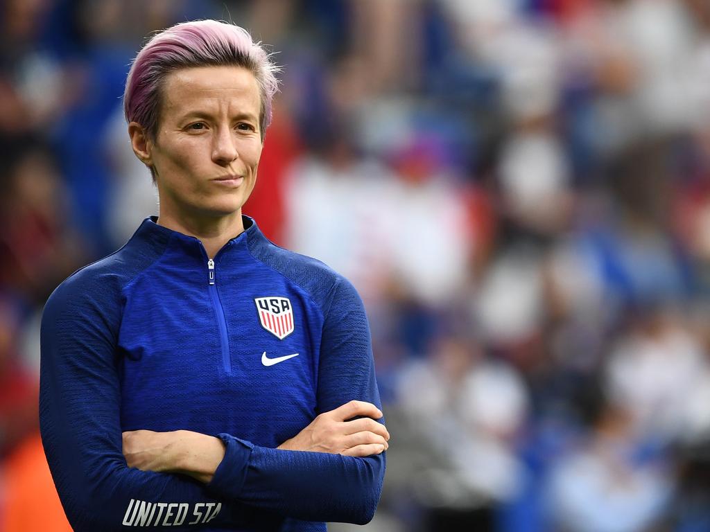 Megan Rapinoe doesn’t want violent rioters cheering for her.