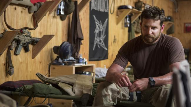 Bradley Cooper appears in the Oscar nominated film, American Sniper.