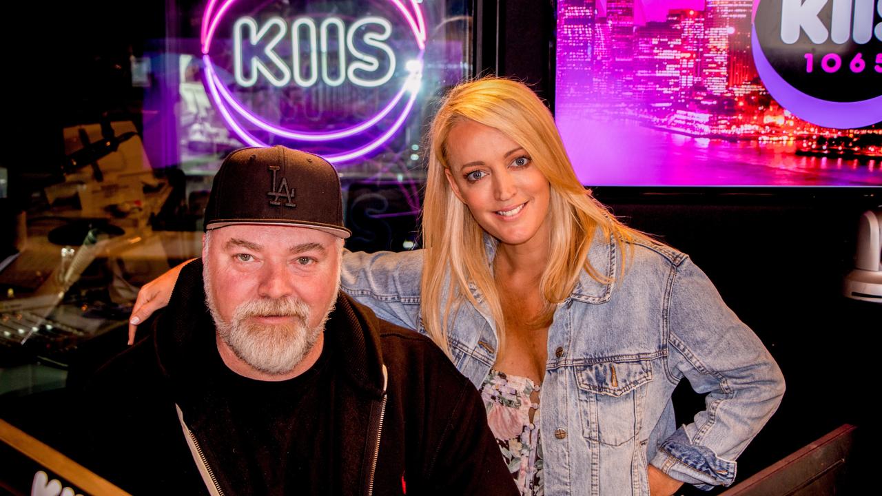 Kyle Sandilands and Jackie O in their studio.