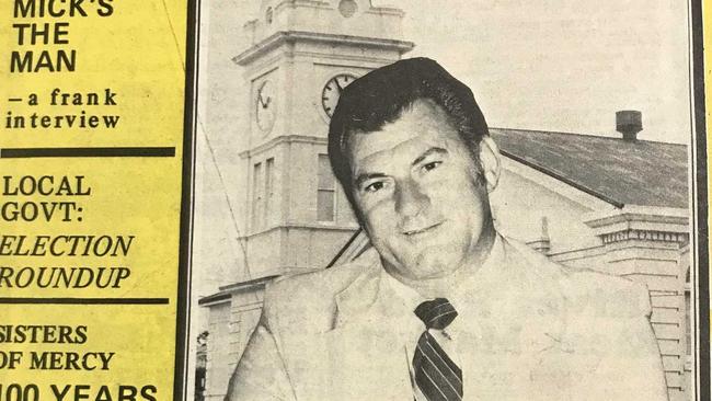 The Sundowner magazine with a picture of former Gympie mayor Mick Venardos. Picture: Tom Daunt