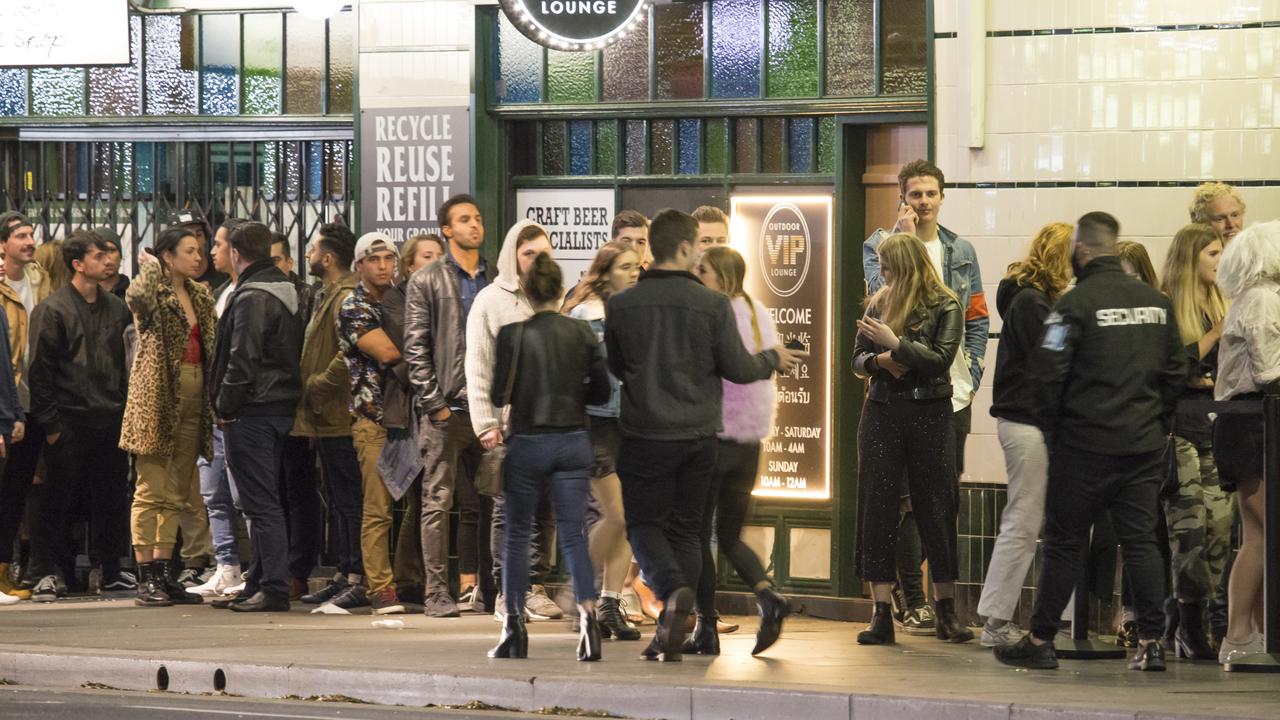 Suburbs just outside lockout zones have seen a massive uptick in night-life activity — as well as a surge in alcohol-related violence. Picture: Dean Asher