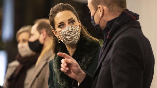 Prince William and Catherine met with their family hours after completing their royal train tour of the United Kingdom. Picture: Richard Pohle/Getty