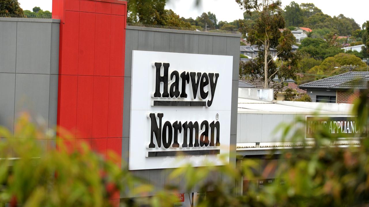 Harvey Norman has controversially ignored pressure to pay back an estimated $22 million in JobKeeper, despite more than doubling its first-half net profit during the pandemic. Picture: NCA NewsWire/Andrew Henshaw