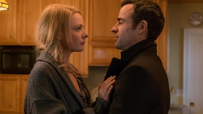 Don’t we all love a good mystery? … Rebecca Ferguson and Justin Theroux in the movie adaptation of The Girl On The Train, one of Sarah Barrie’s favourite novels.