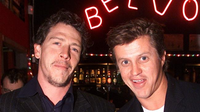 The actor pictured with Ben Mendelsohn.