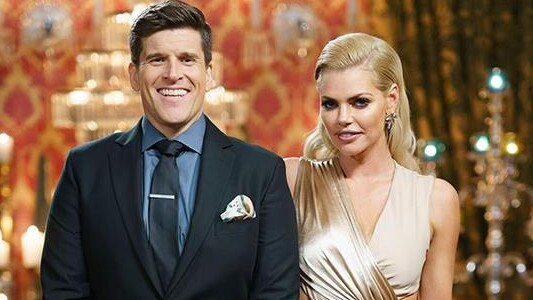 Osher and Sophie Monk on The Bachelorette in 2017. Picture: Network 10