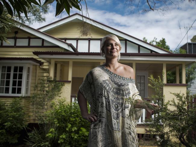 Lawton moved into her parents’ home, unable to bring herself to sell the three-bedroom property in Springfield Lakes. Picture: Mark Cranitch