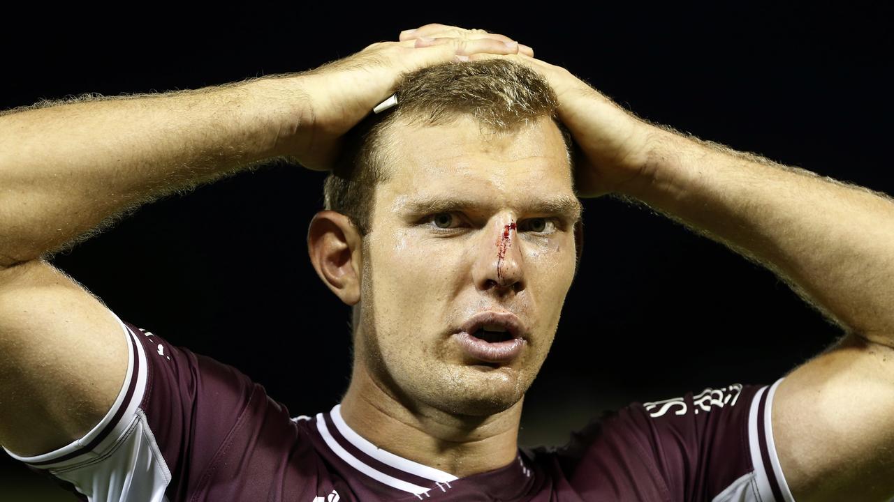 The Sea Eagles are under threat during the NRL shut down. (AAP Image/Darren Pateman)