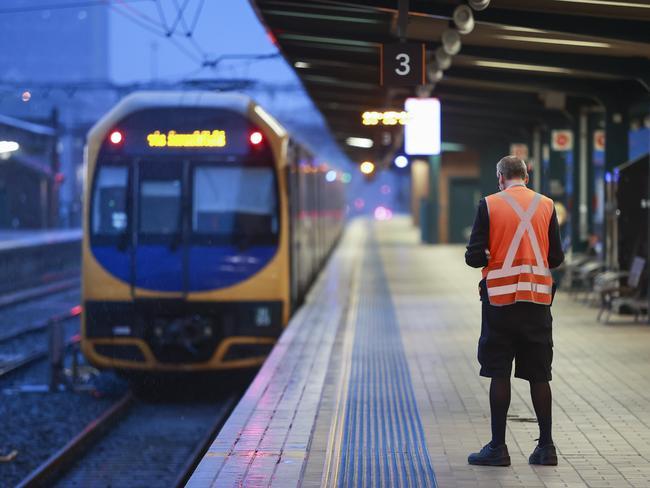 Rail workers are pushing to allow shorts to be part of their uniform. Picture: Justin Lloyd