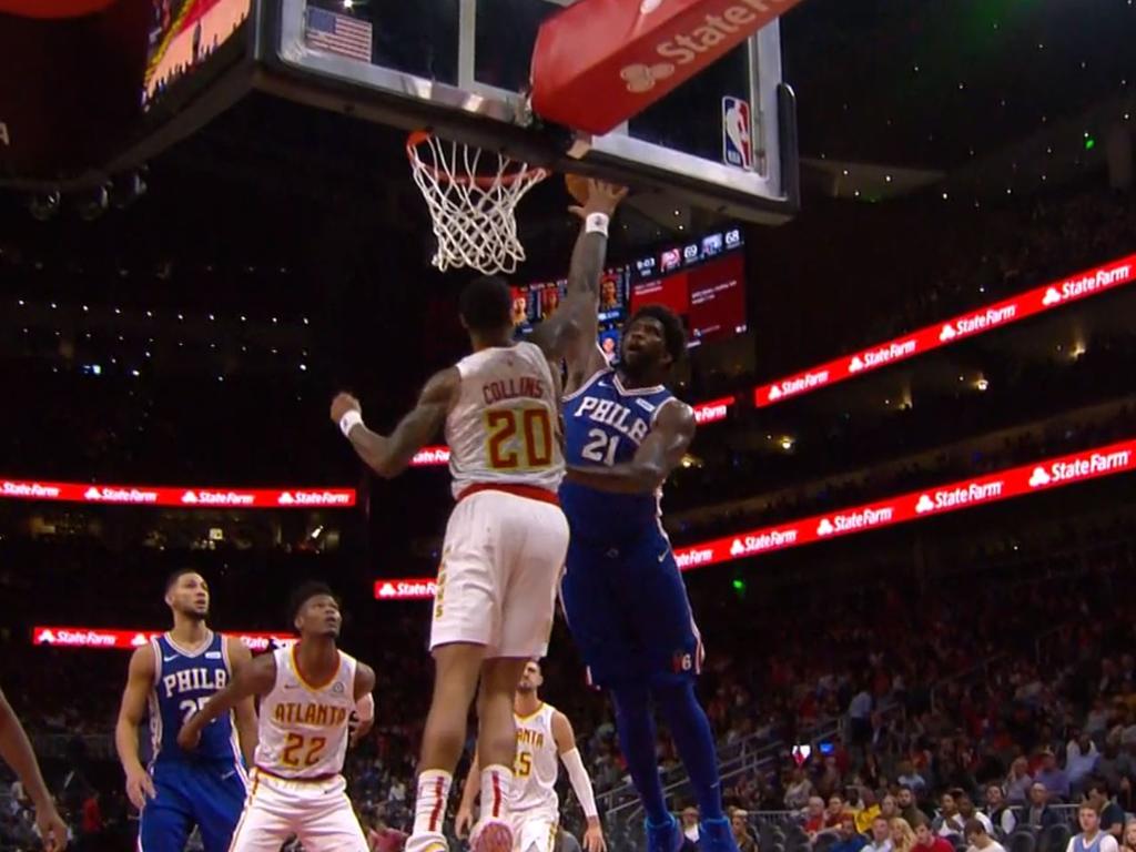 Draymond loses mind over John Collins poster dunk on Joel Embiid – NBC  Sports Bay Area & California