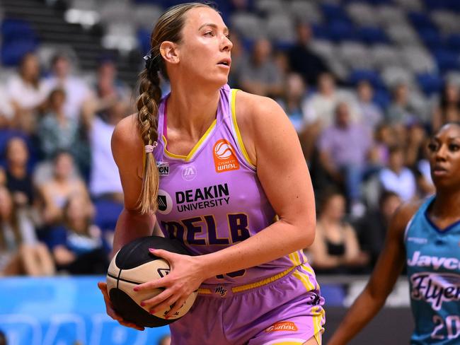 Blicavs played through intense back pain and a shin fracture throughout the WNBL24 season. Picture: Morgan Hancock/Getty Images