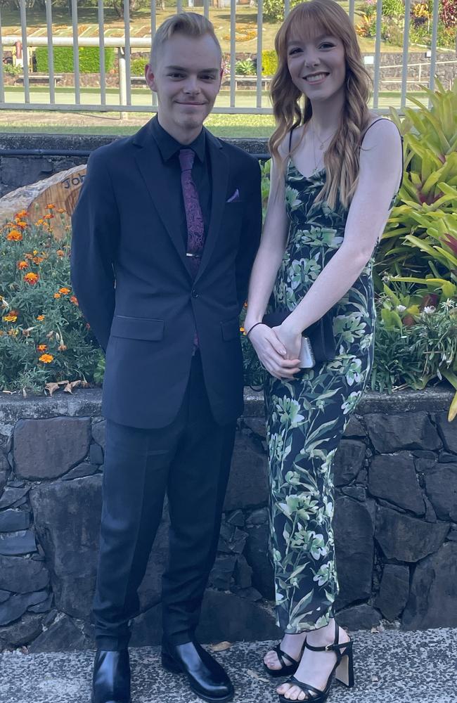 Jye and Shania Hicks at Richmond River's Year 12 Formal.