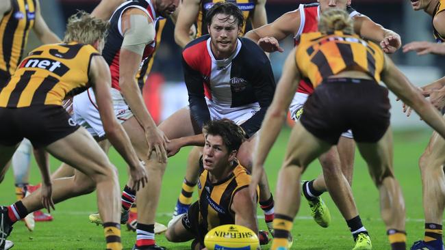 The AFL is facing a congestion problem as far too many players are constantly around the ball.