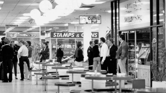 The Strathfield Plaza cafe where Frankum clamly sat before his murders. 