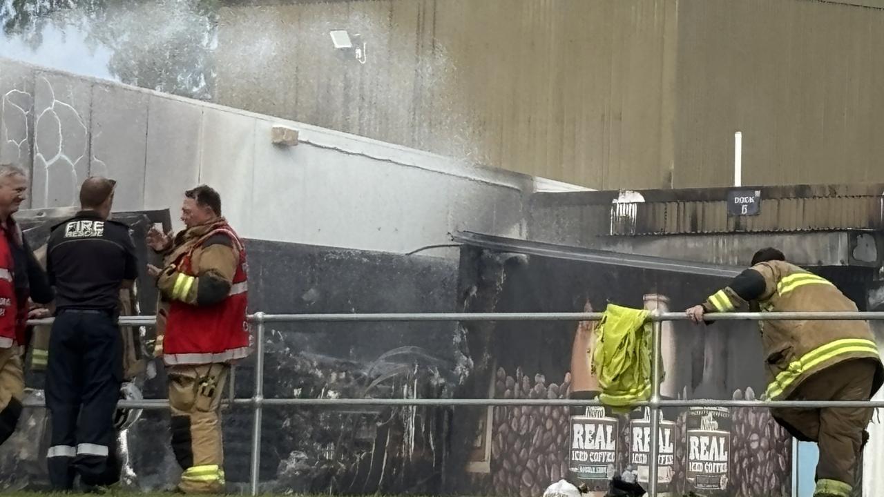 A fire has caused significant damage at the Norco Foods milk factory on the Gold Coast. Photo: Jacklyn O'Brien