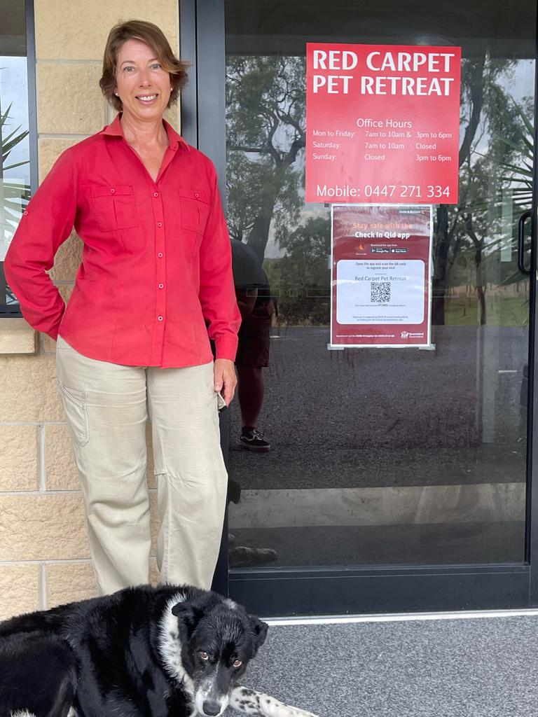 Calliope businesswoman Sally Genninges has owned the Red Carpet Pet Retreat for five years, however, is selling in order to be closer to her family in Mackay. Â