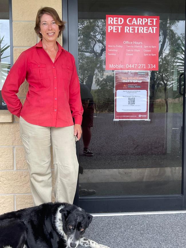 Calliope businesswoman Sally Genninges has owned the Red Carpet Pet Retreat for five years, however, is selling in order to be closer to her family in Mackay. Â