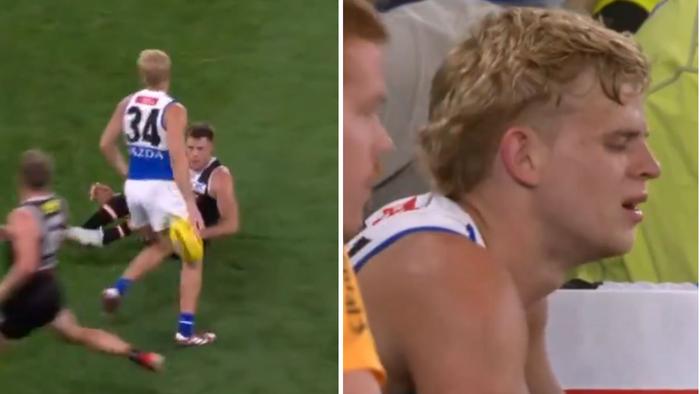 Collingwood legend Nathan Buckley has questioned North Melbourne’s spirit after an incident last weekend where youngster Jackson Archer was left alone after giving away a 50m penalty.