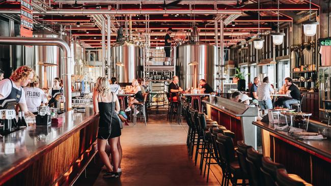 The Felons microbrewery in Brisbane. A similar venue, with room for 700 patrons, has been given planning permission to be built at Manly Wharf. Picture: Brisbane Tourism