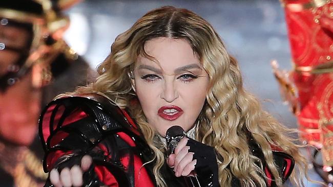 Please Credit PICS MARC ROBERTSON. Madonna rocked a Brisbane crowd after keeping tem waiting until 11:30pm.