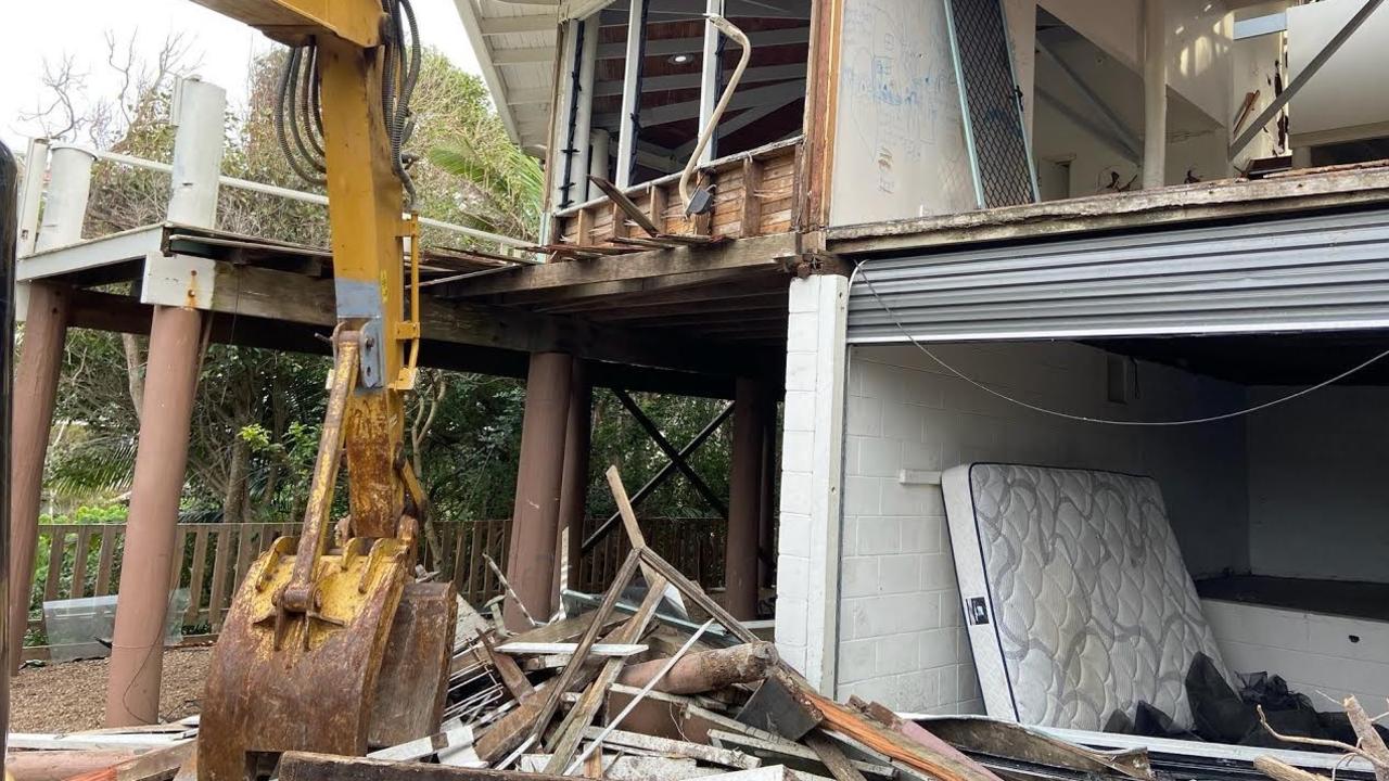 NEW BEGINNINGS: Sunshine Beach property knocked down to make way for exciting new beach side property.