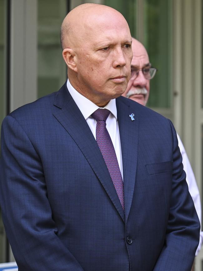 Peter Dutton. Picture: Martin Ollman